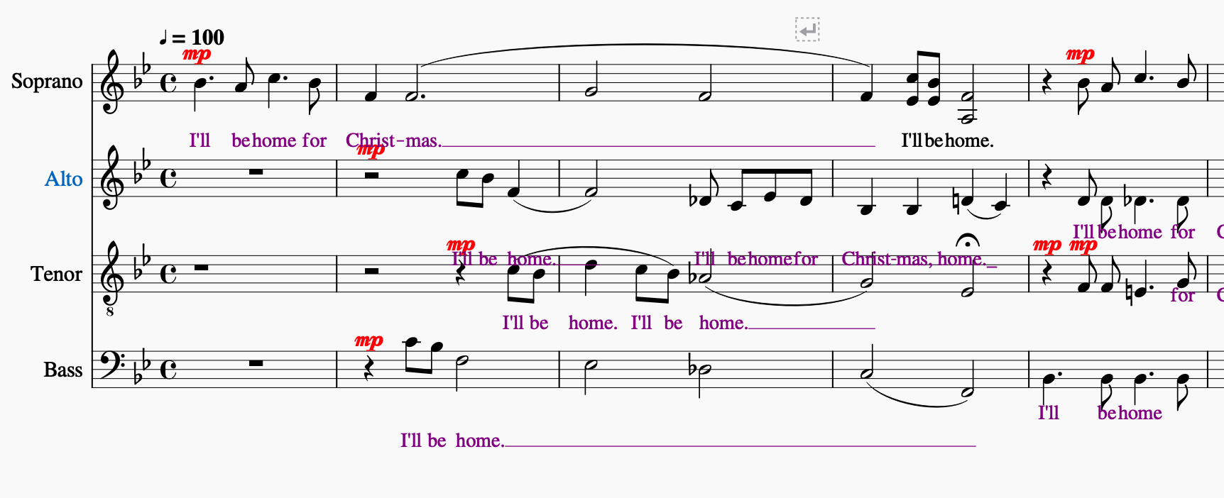 Space Is Not Made For Multiple Verses In Continuous View Musescore 0717